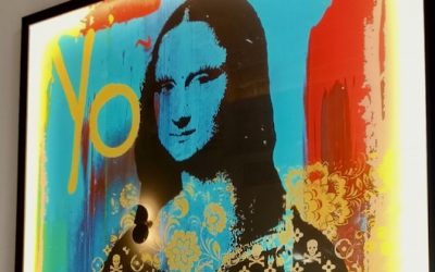 De Mona Lisa en The Frame Hotel in Florence