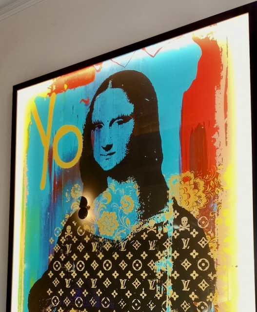 De Mona Lisa en The Frame Hotel in Florence